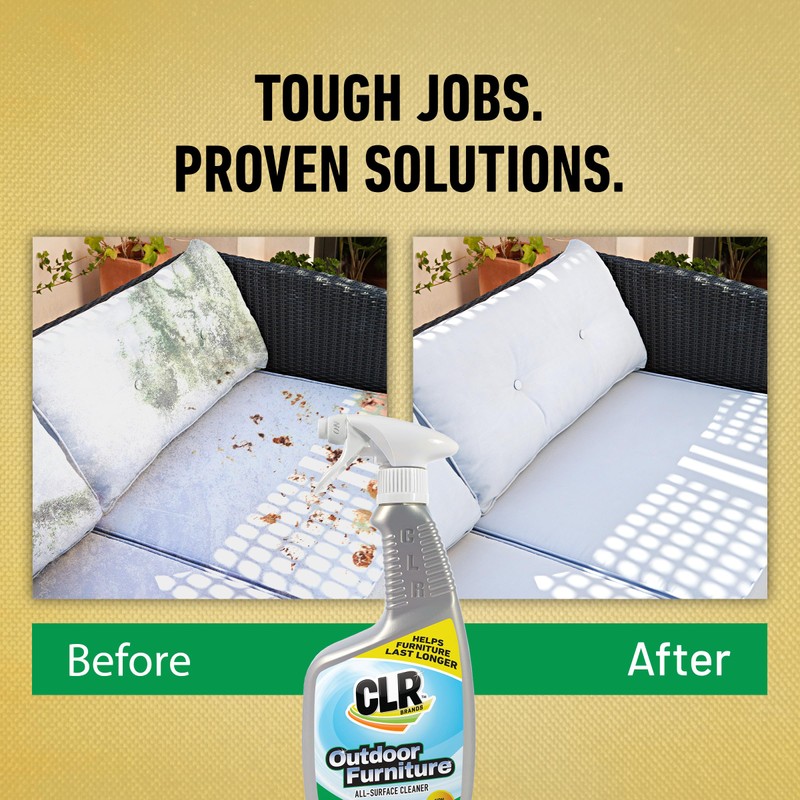 CLR Brands Outdoor Furniture Cleaner, 26 oz. Spray Bottle, Cleans