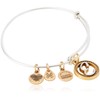 Alex and Ani Womens Initial E Charm Bangle