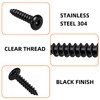 M6 x 55mm Flat Head Socket Cap Self Tapping Screws,
