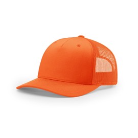 Richardson 5 Panel 882FP Trucker Hat - Blaze Orange