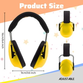 Amylove 12 Pcs Kids Ear Protection Noise Cancelling Ear Muffs Bulk 27db Sensory Headphones Noise Reduction Hearing Protection Earmuffs for Autism Concert (Classic,Rainbow Color)