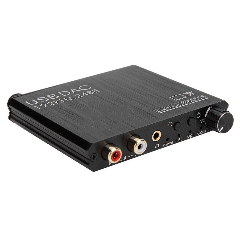 AY107 DAC Converter DigitaltoAnalog Audio Converter RCA 3.5mm Coaxial Optical