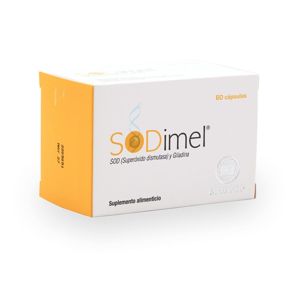 Sodimel Antioxidante en cápsulas I Reduce estrés oxidativo I Mejora calidad de sueño, concentración y vitalidad I Hombres y mujeres I 60 caps.