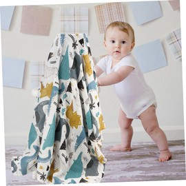 KOMBIUDA 1pc Bath Towel Blanket Fiber Soft Swaddle Cloth for Newborns Gentle Skin for All-Year Use