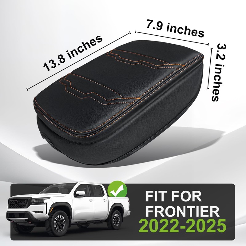 Muslogy for Frontier Center Console Pad Armrest Box Cover Vegan