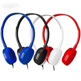 YMJ Kids Headphones Classroom Headphones (B-4Mixed) 4 Packs Mixed Colors(Each 1 Pack) Headphones for Kids, Classroom, Airplane, Hospiital, Students,Kids and Adults