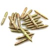 TAODAN 20pcs Dowel Screw Double Ended Wood Woodworking Furniture Connecting