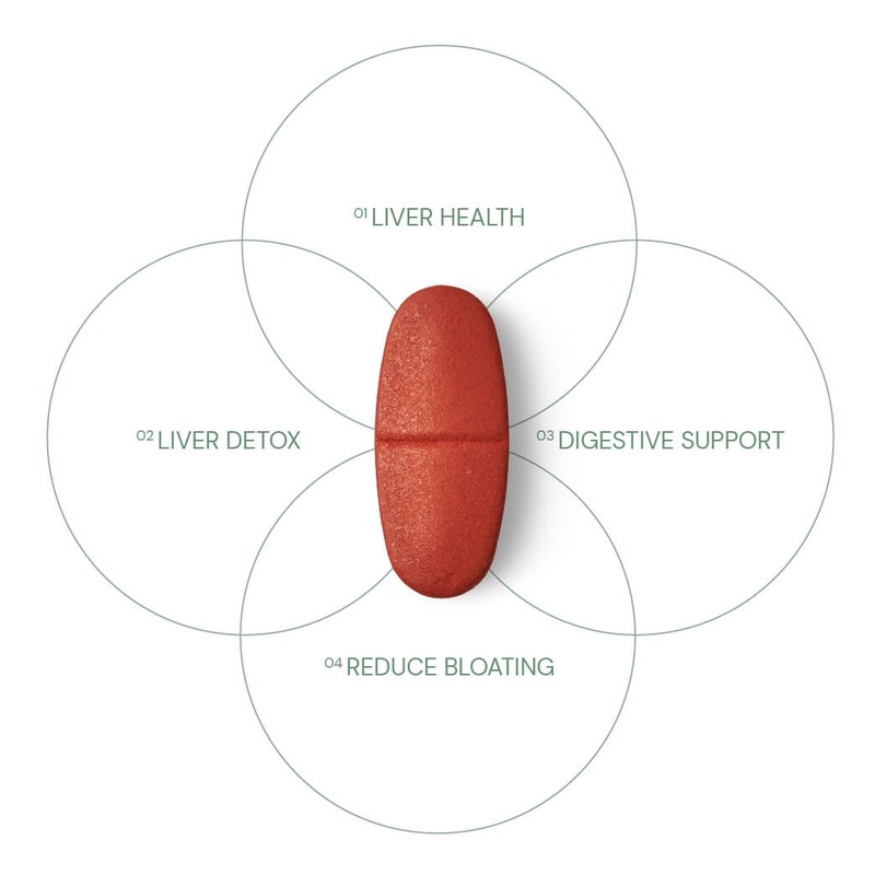 Ultra Nature Liver Detox & Digestive Support 60 Tablets