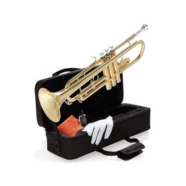 Mendini By Cecilio Bb Trumpet - Trumpets for Beginner or Advanced Student w/Case