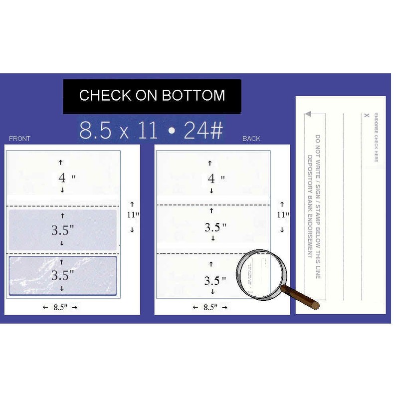 Business Voucher Check Stock - Computer Laser Checks - 250
