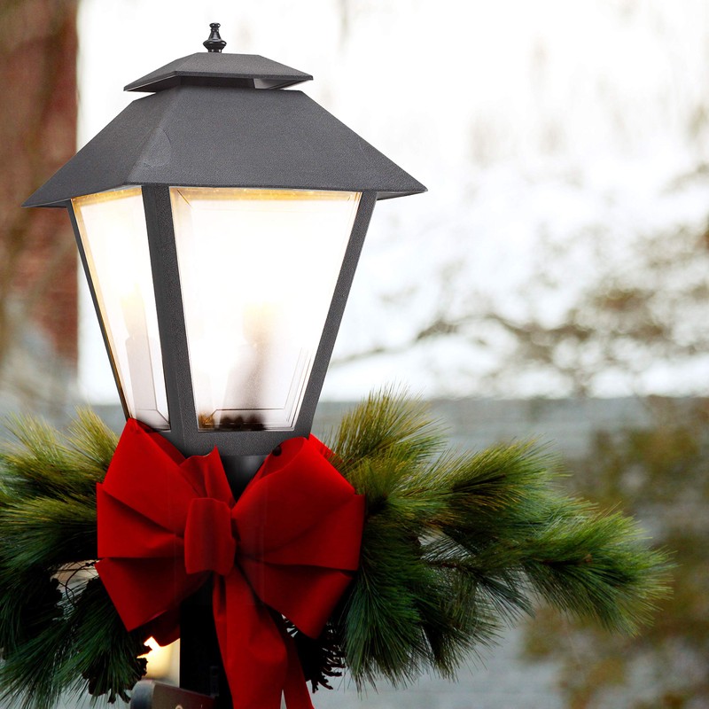 Generation Lighting 82065-12 Polycarbonate One-Light Outdoor Post Lantern Outside Lighting,