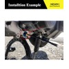 Norxi Motorcycle Oil Thermometer Multi-function Meter Optional Oil Temperature Sensor