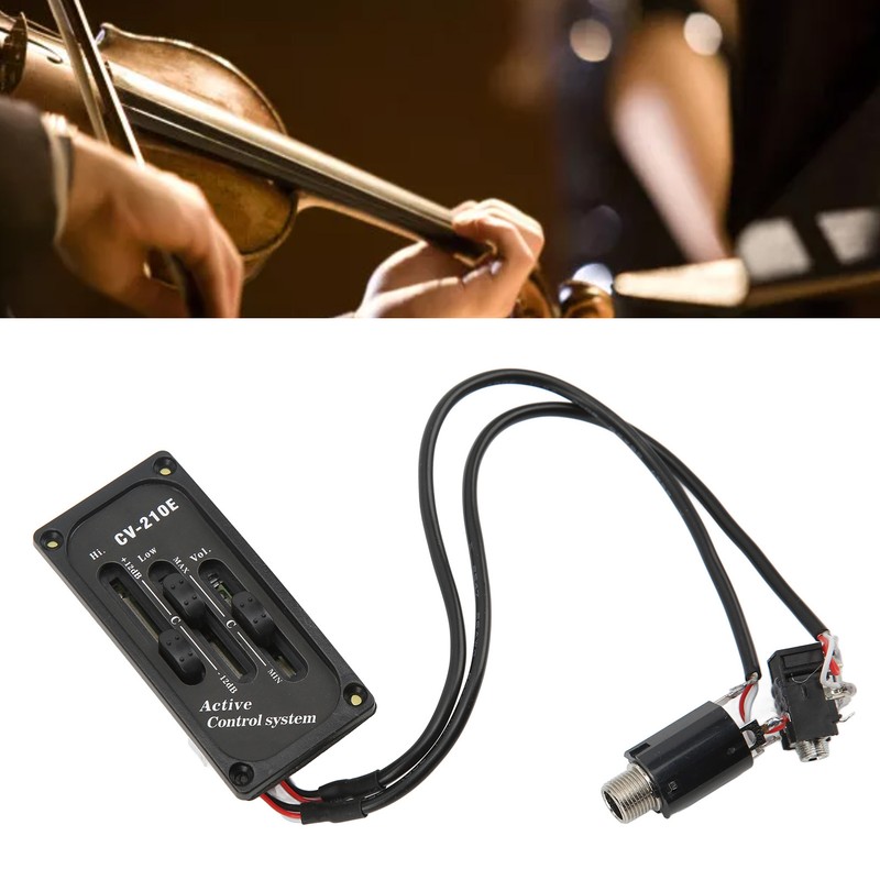Violin Pickup Set Sound Quality Improvement Passive Tone Electric Violin