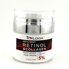 TruLook Retinol and Collagen Moisturizer Face Cream with Hyaluronic acid, Day and Night 1.7 Fl Oz