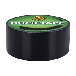 Duck Tape Solid Colours Black. Repair, craft, personalise, decorate and educate - 48mm X 18.2m