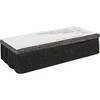 Sparco SPR1 Chalkboard Eraser, All-Felt, Dustless, Black, 6 x 2