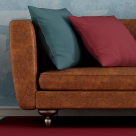 NOVELY® Konstanz Faux Leather Vintage Antique Furniture Fabric Upholstery Fabric Imitation Leather Sold by the Metre 1 Running Metre (08 Caramel)