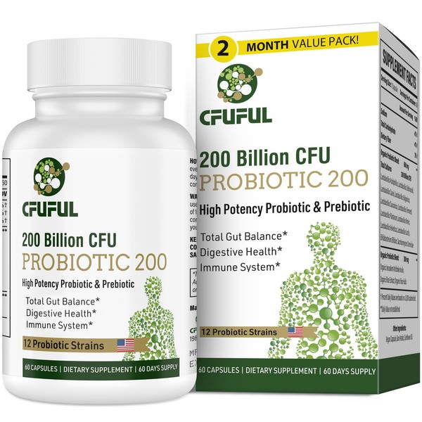 Probiotics for Women & Men - 200 Billion CFU 12