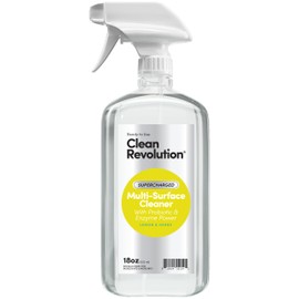 Clean Revolution SuperCharged Multi Surface Cleaner Refill Supply, Non-Toxic, Eco-Friendly & Plant-Based, Ready to Use, Lemon & Herbs, 18 oz (Pack of 1)
