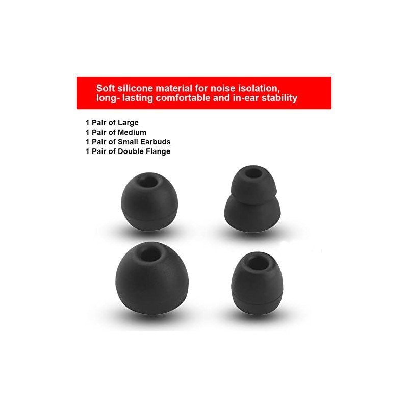 Replacement Powerbeats Pro Earbuds Ear Tips Silicone Eartips Compatible with