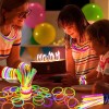 Pack de 100 Pulseras Neón Fosforescentes de 20 cm para