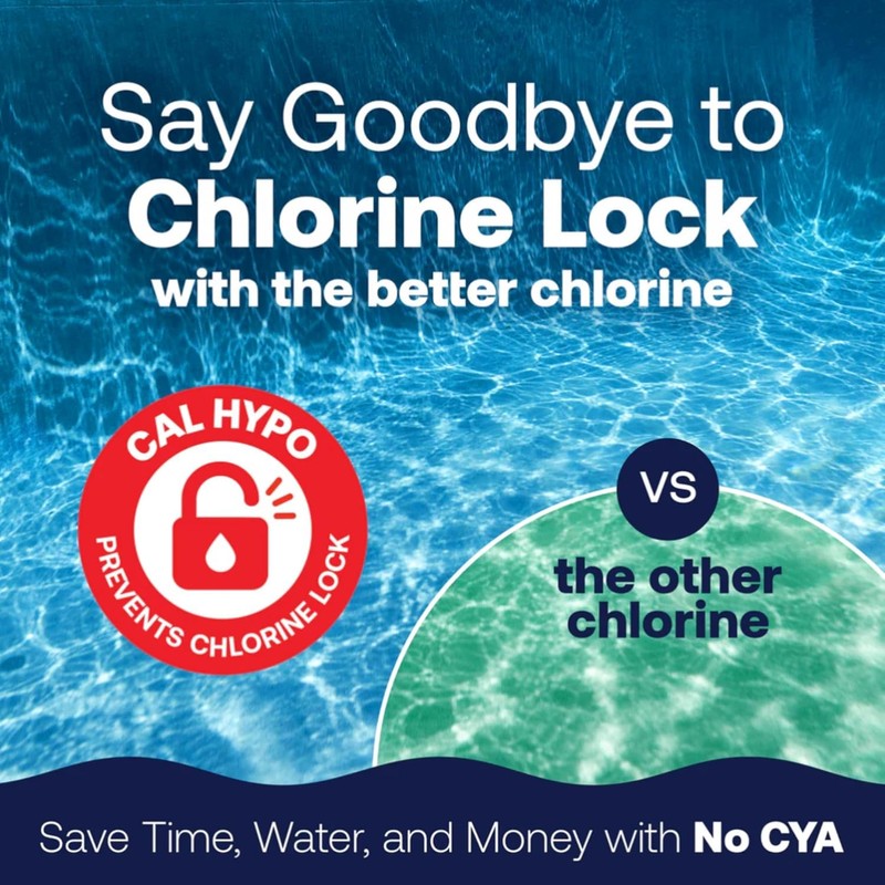 HTH 28008 Brilliance Cal Hypo Chlorine Tablets, Swimming Pool Sanitizers