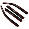 cciyu Side Window Deflector Window Deflector Sun Rain Guard 4Pcs
