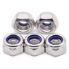 Glvaner M6-1.0 Thread Size (50 pcs) Stainless Steel Hex Locknuts