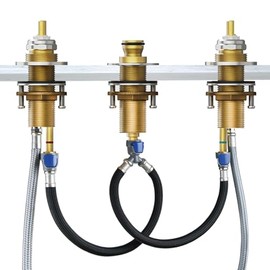 Upgrade R2707 Replacement for Faucet Roman Tub Rough-In Valve, compatible with Delta 2-Handle Roman Tub Bath Faucets, Brass