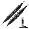 Striking Viking Beard Pencil Filler for Men - Dark Brown,