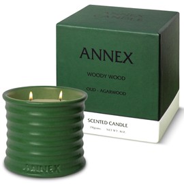 Scented Winter Balsam Fir Candles, Luxury Gifts for Women & Men, Home Large 8oz Candels- Aromas of Rose, Pine, Tea Coffee Thymes in Red, Pink, Cotton Wicks, Natural Soy Wax, No Beeswax – Annex Candle