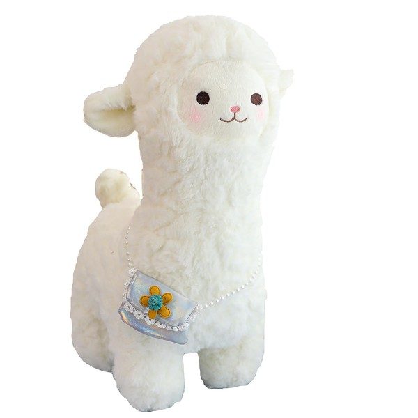 Alpaca Cuddly Toy, Stand Alpaca Plush Toy, Cuddly Alpaca, Soft