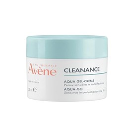 AVENE, Cleanance Aqua-Gel Matificante, Gel-Crema Facial para Piel Mixta a Grasa, Cierra Poros y Controla Brillo, 50 ml