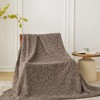 KORBLISS Home Fleece Twin Blanket for Couch, Bed, TV, Party,