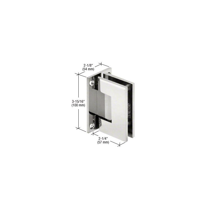 CRL Vienna 037 Series Chrome Wall Mount Shower Door Hinge