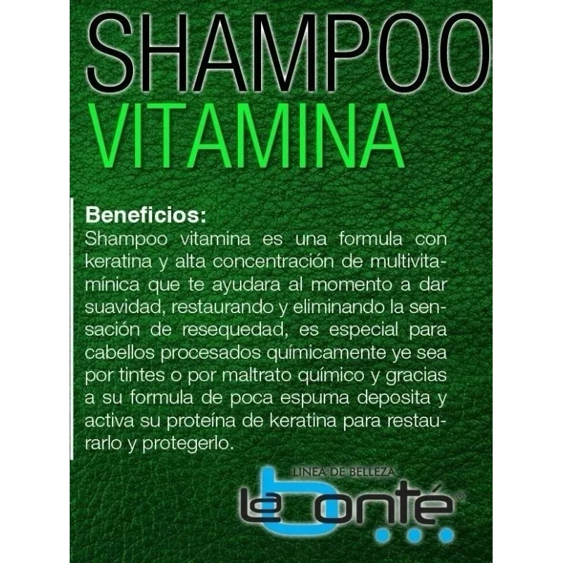 Labonté Kit Shampoo Vitamina 2pzs + Vitamina E Keratina Labonté
