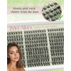 Lash Clusters Individual Eyelashes Natural Lashes C Curl-ZK99 V65