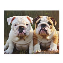 Jigsaw Puzzles for Adults Puzzle-English Bulldog-1000 Piece Jigsaw Puzzles Props for Youth Children Funny Games Educational Toys DIY Modern Home Decoration Gifts for Dogs Lover