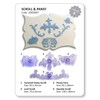 PME JEM Scrolls & Pansy Cutters, Set of 4,17 x
