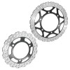 Caltric Front Rear Brake Disc Rotor for Kawasaki Ninja 250R
