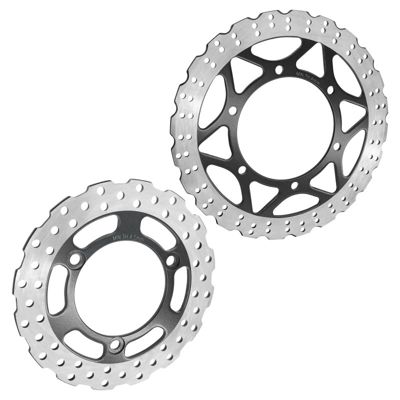 Caltric Front Rear Brake Disc Rotor for Kawasaki Ninja 250R