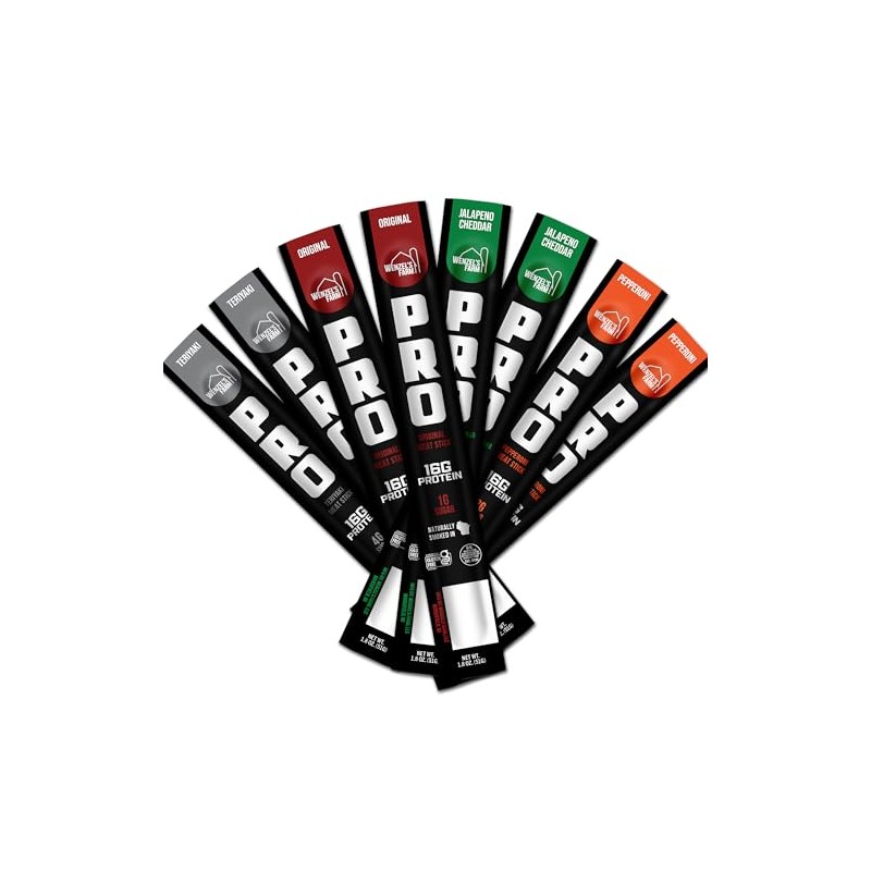 Wenzel's Farm PRO Snack Sticks - Naturally Smoked, Handcrafted with