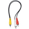 KAUMO Splitting 2 Way RCA Cable (2 x Male to