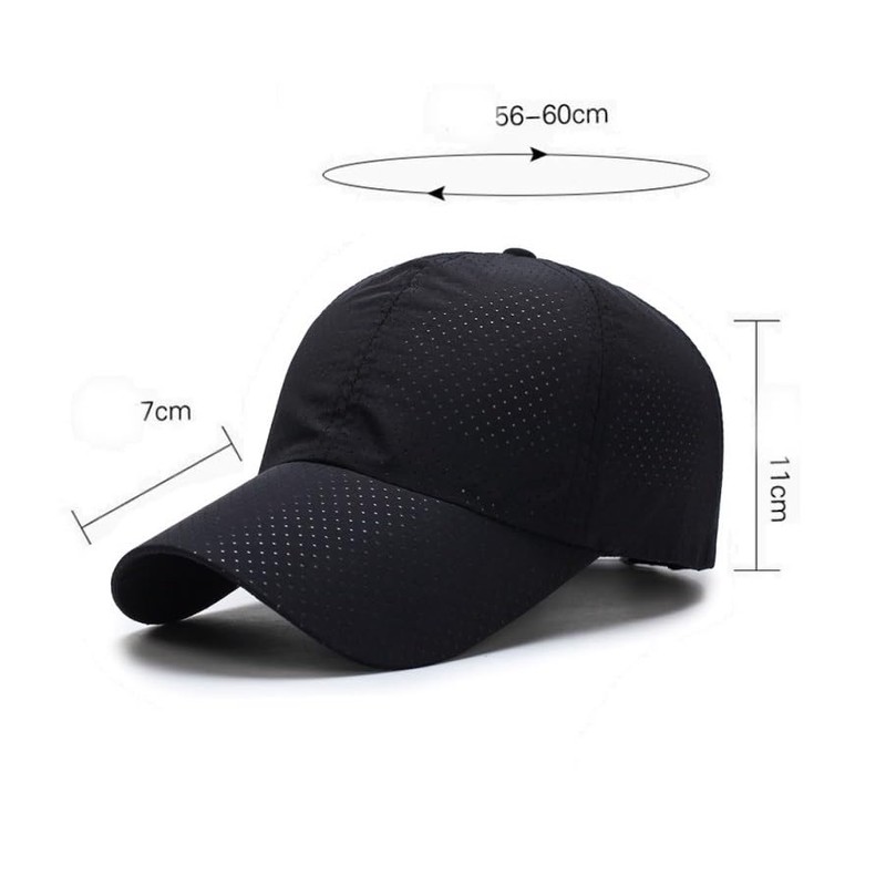 EVD-X Gorra Deportiva Actividades al Aire Libre Ajustable de Secado