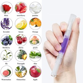 Aceite Hidratante Revitalizante Natural Para Uña Cutículas Manicure Esmalte de Nutrición Para Uñas Húmedas Aplicador Lápiz Aroma Frutal Reparación Cutículas (sandia)