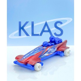 Hot Wheels Ice Shredder (Red & Blue) 4/5 HW Sports 2023-113/250 (Short Card) - COMES IN A KLAS CAR KEEPER PROTECTIVE COLLECTORS CASE - HKH82