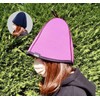 SAUNOI SABOU Sauna Hat, Lightweight, Washable, (Dark Pink x Navy)