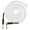 Cascha Advanced Line Guitar Cable Curly, White, 6 m