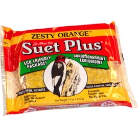 Wildlife Sciences Suet Plus Zest Orange Blend Feeder
