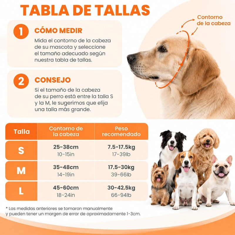 2 Orejeras para Perro contra Ruido, Orejeras Para Perros Grande,